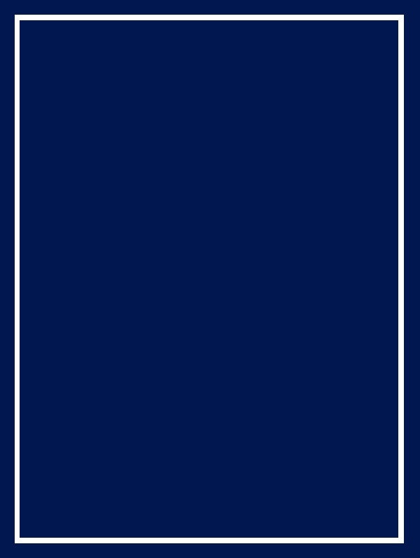 blue background with white border