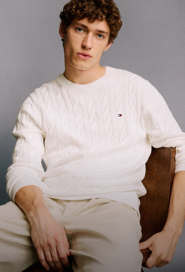 Tommy hilfiger red white blue sweater 2025