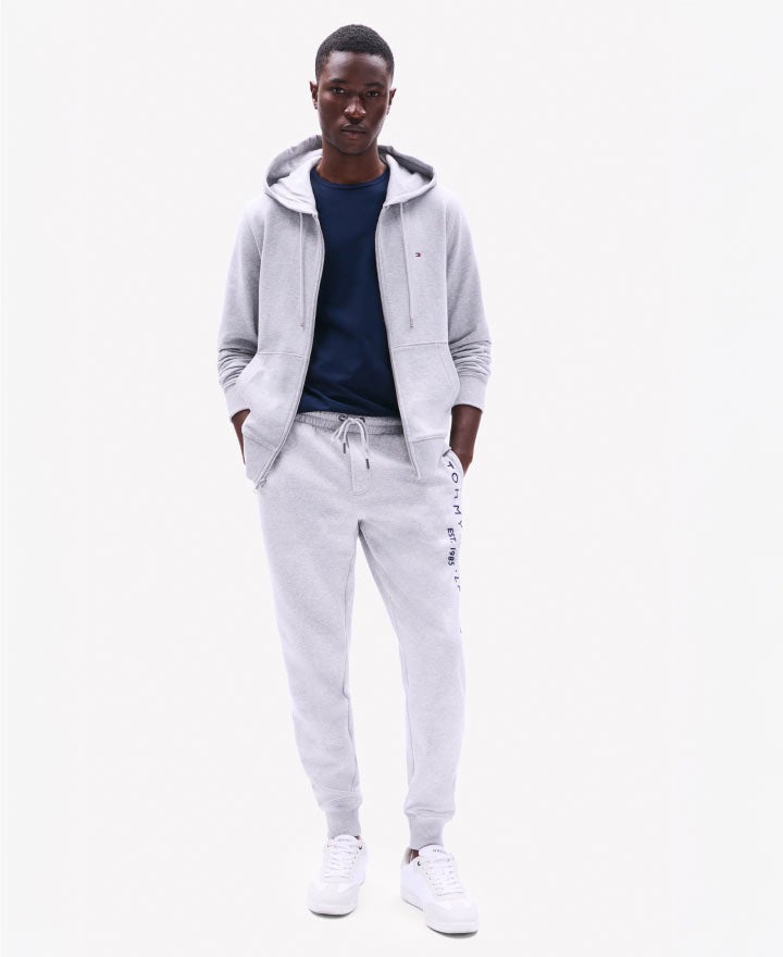 Man Wearing Tommy Hilfiger Sweatpants