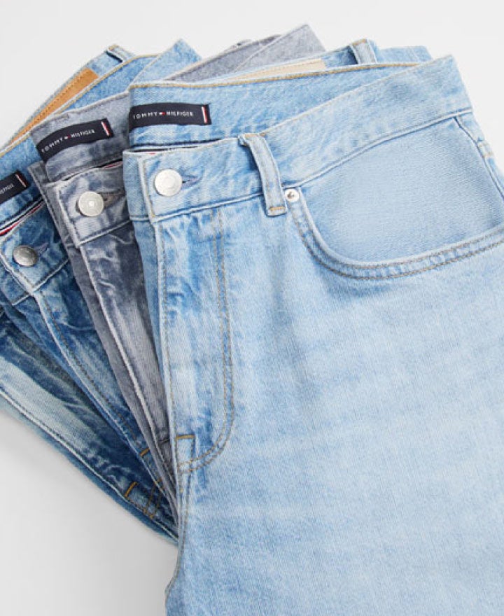 Tommy Hilfiger Womens Jeans Folded On Top Each Other