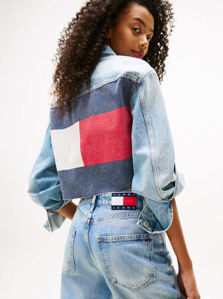 Tommy Hilfiger logo essentials folded on top of each other