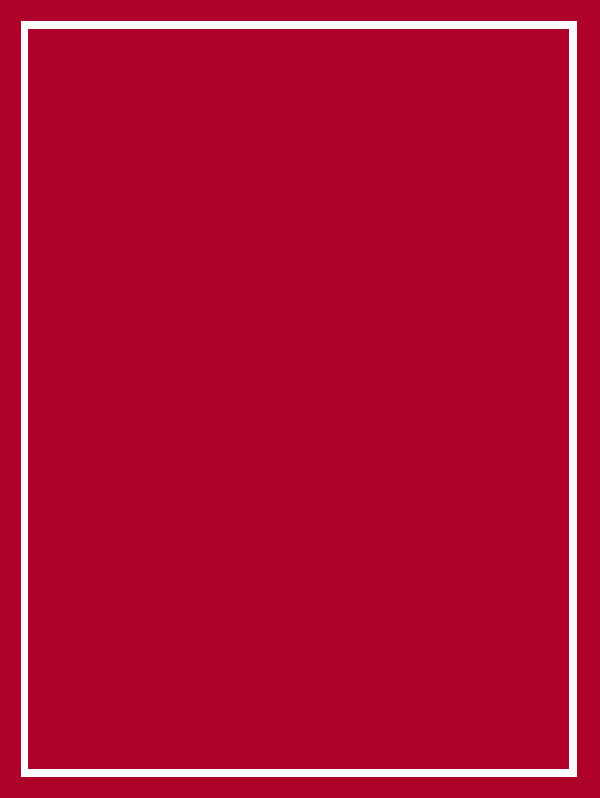 blue background with white border