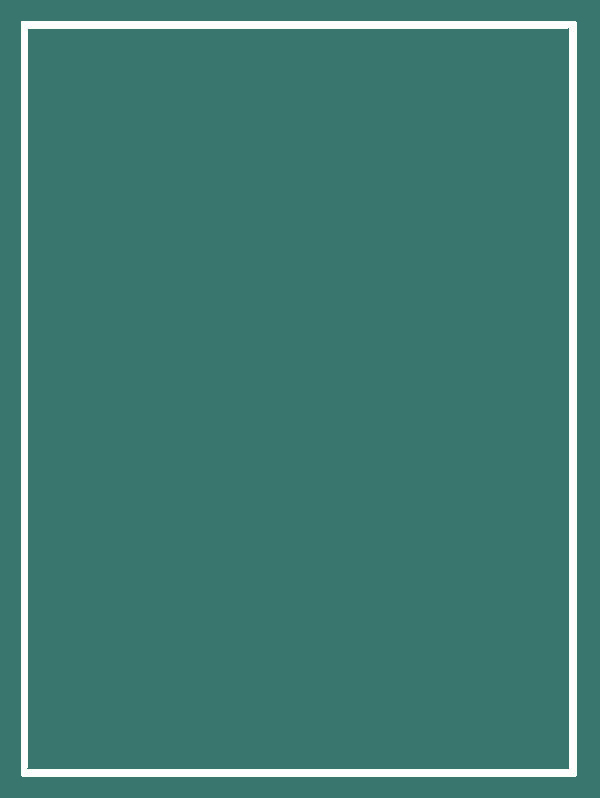 blue background with white border