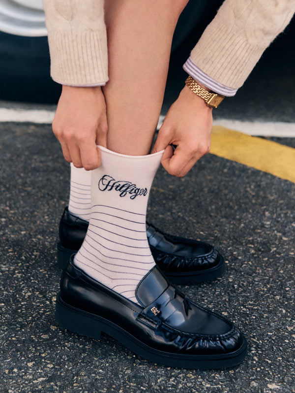 Tommy Hilfiger shoes and socks