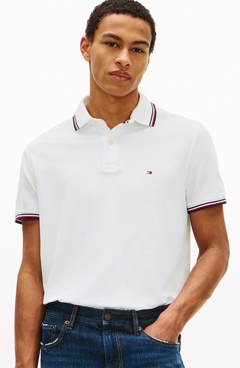 Man in a Wicking Polo from Tommy Hilfiger.