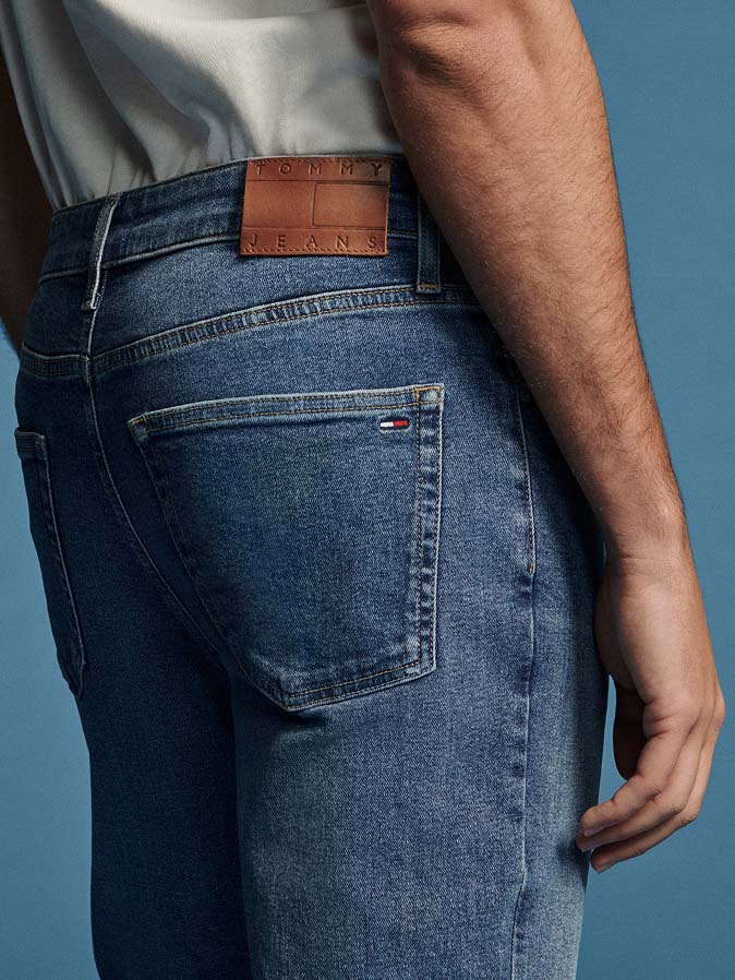Close up of jeans details