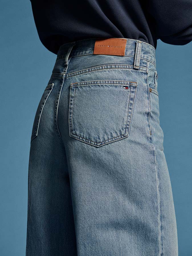 Close up of jeans details