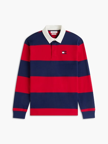 Tommy Hilfiger shirt on a white background.