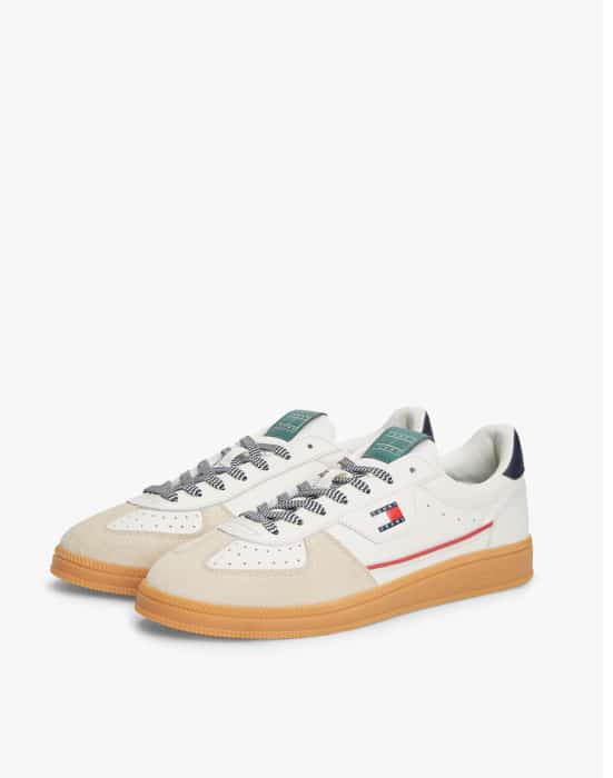 Tommy Hilfiger shoes on a white background.