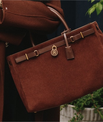 A close up of a Tommy Hilfiger women's bag.